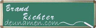 Brand Richter Visitenkarte